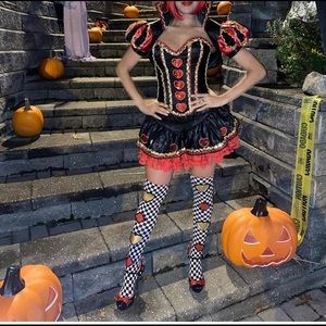 Queen of Hearts Deluxe Halloween/Dance Costume
